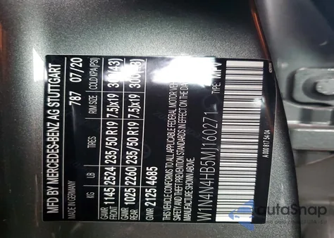 2021 Mercedes-Benz Gla 250 4Matic from USA, damaged, VIN W1N4N4HB5MJ160271